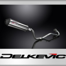 Honda XR125L 2003-2010 Complete Exhaust 343mm X-Oval Stainless Silencer Can