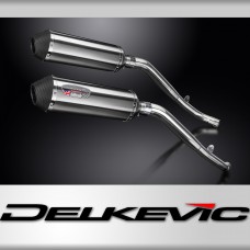 Honda XL1000 V Varadero 1999-2014 343mm X-Oval Stainless Exhaust Silencer Kit