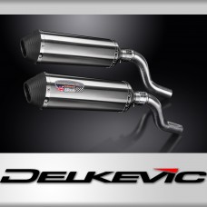 Kawasaki Z1000SX Tourer 2010-19 343mm X-Oval Stainless Exhaust Silencer Can Kit