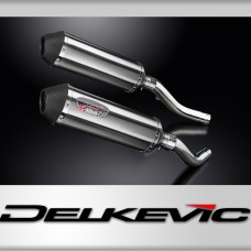 Kawasaki Z1000 2003-2006 343mm X-Oval Stainless Exhaust Silencer Can Kit