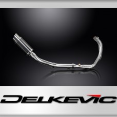 Yamaha XT700 Tenere 2019-2023 Complete Exhaust 2-1 200mm Round Carbon Silencer 