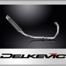 Yamaha XT700 Tenere 2019-2023 Complete Exhaust 2-1 350mm Round Carbon Silencer