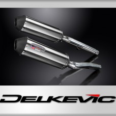 Triumph Trophy 1200 1991-1993 343mm X-Oval Stainless Exhaust Silencer Can Kit