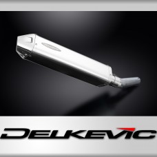 Honda CBR600F 1991-1998 Delkevic 420mm Tri-Oval Stainless Exhaust Silencer Kit