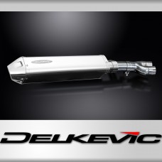 Honda NTV600 NTV650 Revere 88-89 420mm Tri-Oval Stainless Exhaust Silencer Kit