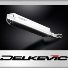 Suzuki SV400 SV650 1998-2002 420mm Tri-Oval Stainless Exhaust Silencer Can Kit