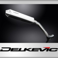 Triumph Tiger 1050 2006-2012 420mm Tri-Oval Stainless Exhaust Silencer Can Kit