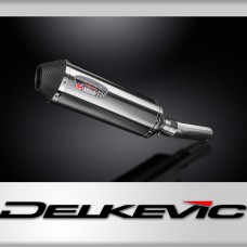 Kawasaki KLZ1000 2010-2014 343mm X-Oval Stainless Exhaust Silencer Can Kit