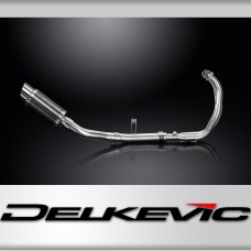 Yamaha XSR700 2021-2024 Complete Exhaust 2-1 200mm Round Carbon Silencer Can