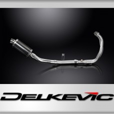 Yamaha XSR700 2021-2024 Complete Exhaust 2-1 225mm Oval Carbon Silencer Can