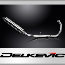 Yamaha XSR700 2021-2024 Complete Exhaust 2-1 450mm Oval Stainless Silencer Can