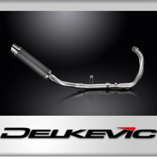 Yamaha XSR700 2021-2024 Complete Exhaust 2-1 350mm Round Carbon Silencer Can