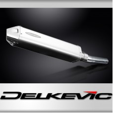 CBF600 S/N 2004-2007 / TRI-OVAL 420mm (17 inch) RH SILENCER 304 STAINLESS STEEL