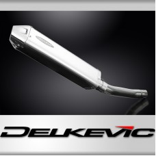 Suzuki GS500E GS500F 1989-2009 420mm Tri-Oval Stainless Exhaust Silencer Can Kit