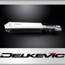 Honda NT400 Bros NT650 Hawk 88-92 420mm Tri-Oval Stainless Exhaust Silencer Kit