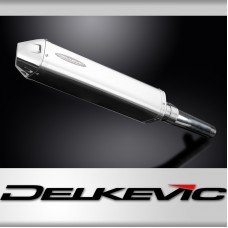 Honda CBR600 FH FJ FK FL 1987-1990 420mm Tri-Oval Stainless Exhaust Silencer Kit