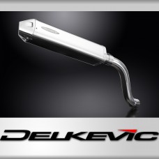 Suzuki SV650 1998-2002 420mm Tri-Oval Stainless Exhaust Silencer Can Kit