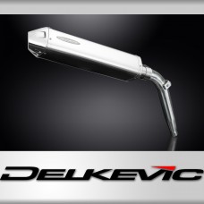 Honda XL125V Varadero 2001-2014 420mm Tri-Oval Stainless Exhaust Silencer Kit