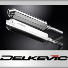 Ducati Monster 620 695 800 2002-08 420mm Tri-Oval Stainless Exhaust Silencer Kit
