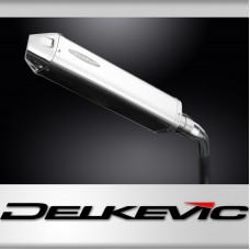 Yamaha YZF-R3 2015-24 MT03 17-24 420mm Tri-Oval Stainless Exhaust Silencer Can