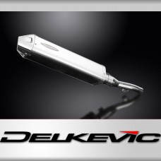 Yamaha XT250 Serow 2008-2019 420mm Tri-Oval Stainless Exhaust Silencer Can Kit