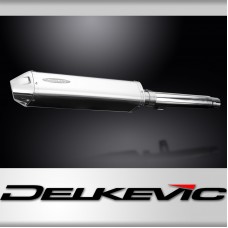 Yamaha SR400 2014-2016 420mm Tri-Oval Stainless Exhaust Silencer Can Kit