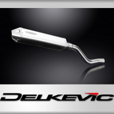 Kawasaki KLR650E 2008-2024 420mm Tri-Oval Stainless Exhaust Silencer Can Kit