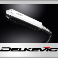 Kawasaki Versys 300X 2017-2023 420mm Tri-Oval Stainless Exhaust Silencer Can Kit