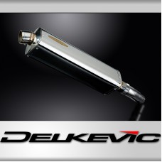 Kawasaki Ninja 400 2018-2023 420mm Tri-Oval Stainless Exhaust Silencer Can Kit