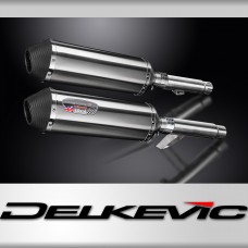 Kawasaki GPZ900R ZX900A 1984-2003 343mm X-Oval Stainless Exhaust Silencer Kit