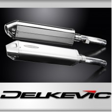 Kawasaki ZR1100A Zephyr 1992-1995 420mm Tri-Oval Stainless Exhaust Silencer Kit