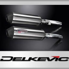 Kawasaki ZR1100B Zephyr 1996-97 343mm X-Oval Stainless Exhaust Silencer Can Kit