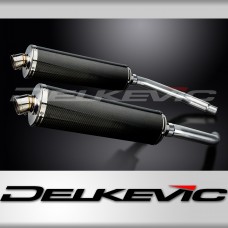 Suzuki GSX-R1100WP GSX-R1100WR 1993-1994 450mm Oval Carbon Exhaust Silencer Kit