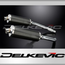 Suzuki GSX-R1100WP GSX-R1100WR 1993-1994 350mm Oval Carbon Exhaust Silencer Kit