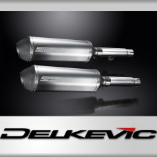 Honda CB450 K3-K7 1970-1974 343mm X-Oval Titanium Exhaust Silencer Can Kit