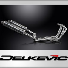 Honda CBR1000F FH-FX Hurricane 87-99 Full Exhaust 4-2 450mm Oval Carbon Silencer