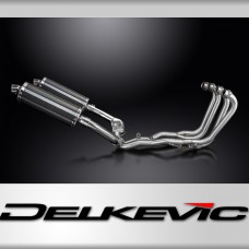 Honda CBR1000F FH-FX Hurricane 87-99 Full Exhaust 4-2 350mm Oval Carbon Silencer