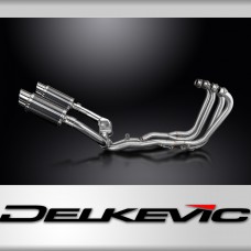 Honda CBR1000 FH-FX Hurricane 87-99 Full Exhaust 4-2 200mm Round Carbon Silencer