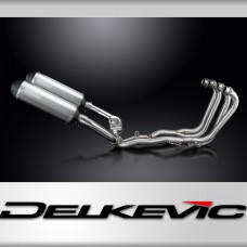 Honda CBR1000F FH-FX Hurricane 87-99 Exhaust 4-2 343mm X-Oval Titanium Silencere