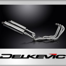 Honda CBR1000F FH-FX Hurricane 87-99 Exhaust 4-2 450mm Oval Stainless Silencer