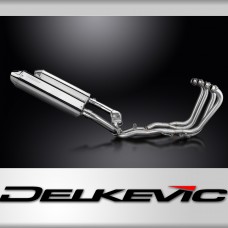 Honda CBR1000 FH-FX Hurricane 87-99 Exhaust 4-2 420mm TriOval Stainless Silencer