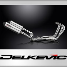 Honda CBR1000F FH-FX Hurricane 87-99 Exhaust 4-2 343mm X-Oval Stainless Silencer