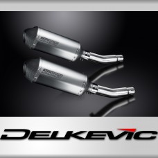 Honda CB500T 1975-1976 260mm X-Oval Titanium Exhaust Silencer Can Kit