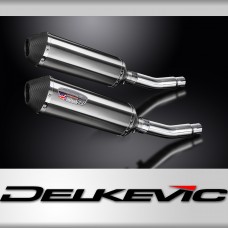 Honda CB500T 1975-1976 343mm X-Oval Stainless Exhaust Silencer Can Kit