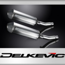 Honda CB500T 1975-1976 343mm X-Oval Titanium Exhaust Silencer Can Kit