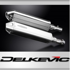 Honda CB1300DC X-4 1997-2003 420mm Tri-Oval Stainless Exhaust Silencer Can Kit