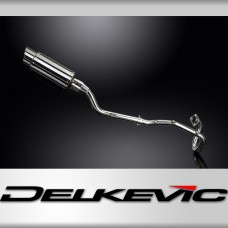 XT225 SEROW 1992-2007 / MINI 200mm (8 inch) ROUND SILENCER COMPLETE SYSTEM 304 STAINLESS STEEL