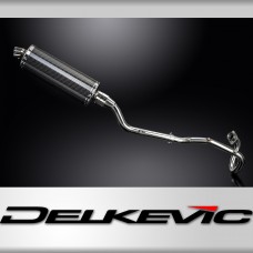 XT225 SEROW 1992-2007 / OVAL 350mm (14 inch) CARBON FIBRE SILENCER COMPLETE SYSTEM