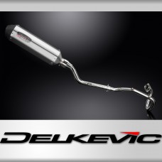 XT225 SEROW 1992-2007 / XOVAL 343mm (13.5 inch) RH SILENCER COMPLETE SYSTEM BRUSH 304 STAINLESS STEE