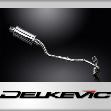 XT225 SEROW 1992-2007 / SS70 OVAL 225mm (9 inch) SILENCER COMPLETE SYSTEM 304 STAINLESS STEEL